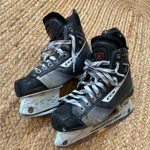 CCM Black and Gray Ice Hockey Skates size 4.5